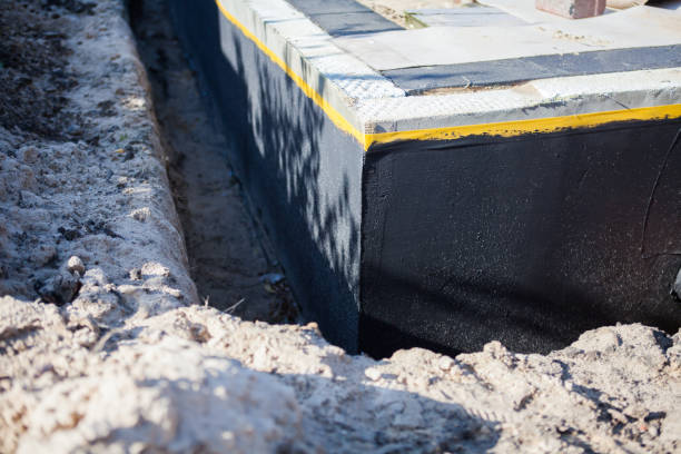 Residential Foundation Crack Repair installation at a Montvale, NJ home by SJ Waterproofing Pros
